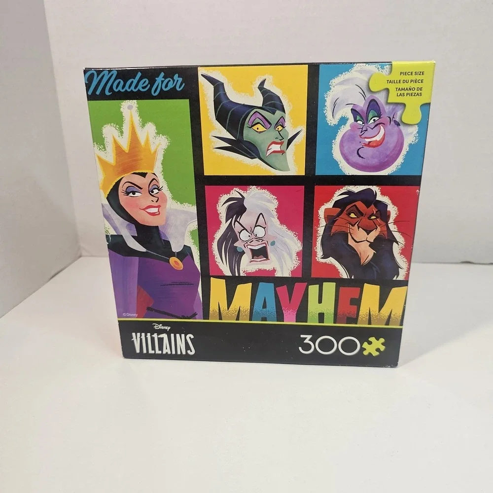 Disney Villains Puzzle Evil Queen Maleficent Ursula Scar 300 Pieces